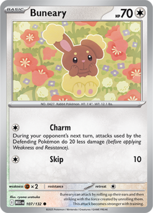 Buneary - 107/132 ME01 Mega Evolution - Reverse Holo