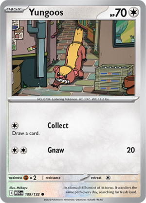 Yungoos - 109/132 ME01 Mega Evolution - Reverse Holo