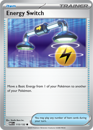 Energy Switch - 115/132 ME01 Mega Evolution - Revese Holo