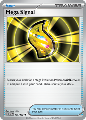 Mega Signal - 121/132 ME01 Mega Evolution - Revese Holo