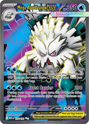 Mega Abomasnow ex - 157/132 ME01 Mega Evolution