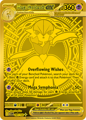 Mega Gardevoir ex - 187/132 ME01 Mega Evolution