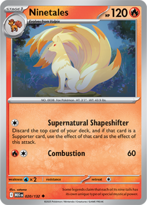 Ninetales - 020/132 ME01 Mega Evolution