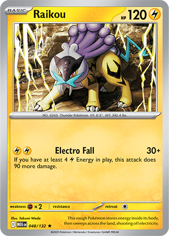 Raikou - 048/132 ME01 Mega Evolution
