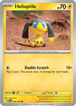Helioptile - 052/132 ME01 Mega Evolution