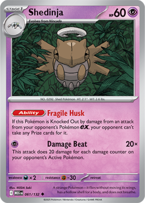 Shedinja - 061/132 ME01 Mega Evolution