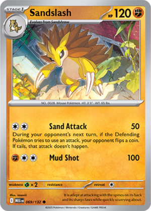 Sandslash - 069/132 ME01 Mega Evolution