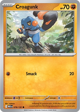 Croagunk - 078/132 ME01 Mega Evolution