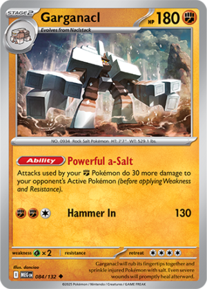 Garganacl - 084/132 ME01 Mega Evolution