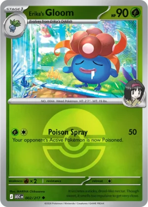 Erika's Gloom (Poke Ball) - ME02.5 Ascended Heroes (ASC) 002/217 Reverse Holo - EN