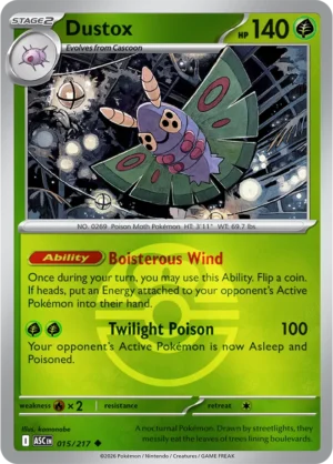 Dustox (Love Ball) - ME02.5 Ascended Heroes (ASC) 015/217 Reverse Holo - EN
