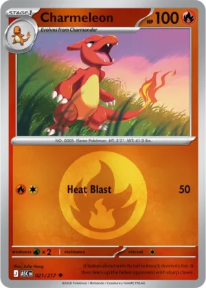 Charmeleon (Energy Symbol Pattern) - ME02.5 Ascended Heroes (ASC) 021/217 Reverse Holo - EN