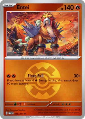 Entei (Quick Ball) - ME02.5 Ascended Heroes (ASC) 025/217 Reverse Holo - EN