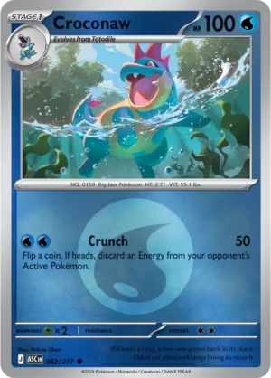 Croconaw (Energy Symbol Pattern) - ME02.5 Ascended Heroes (ASC) 042/217 Reverse Holo - EN