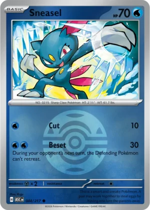 Sneasel (Dusk Ball) - ME02.5 Ascended Heroes (ASC) 044/217 Reverse Holo - EN
