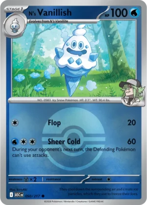 N's Vanillish (Poke Ball) - ME02.5 Ascended Heroes (ASC) 050/217 Reverse Holo - EN