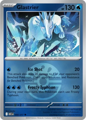 Glastrier (Friend Ball) - ME02.5 Ascended Heroes (ASC) 054/217 Reverse Holo - EN