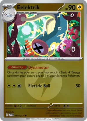 Eelektrik (Energy Symbol Pattern) - ME02.5 Ascended Heroes (ASC) 060/217 Reverse Holo - EN