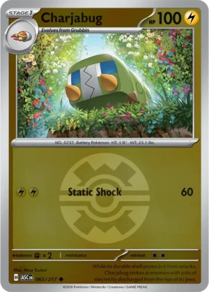 Charjabug (Quick Ball) - ME02.5 Ascended Heroes (ASC) 065/217 Reverse Holo - EN