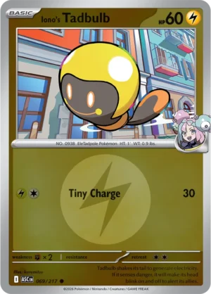 Iono's Tadbulb (Energy Symbol Pattern) - ME02.5 Ascended Heroes (ASC) 069/217 Reverse Holo - EN