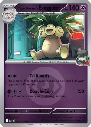 Team Rocket's Exeggutor (Energy Symbol Pattern) - ME02.5 Ascended Heroes (ASC) 078/217 Reverse Holo - EN