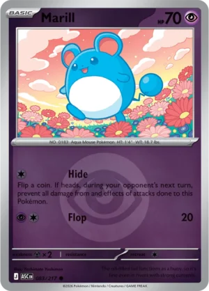 Marill (Energy Symbol Pattern) - ME02.5 Ascended Heroes (ASC) 083/217 Reverse Holo - EN