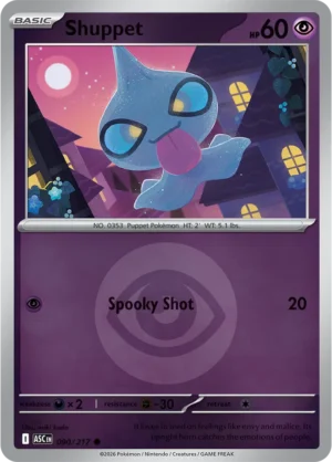 Shuppet (Energy Symbol Pattern) - ME02.5 Ascended Heroes (ASC) 090/217 Reverse Holo - EN