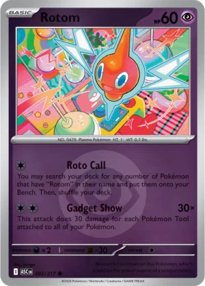 Rotom (Energy Symbol Pattern) - ME02.5 Ascended Heroes (ASC) 092/217 Reverse Holo - EN