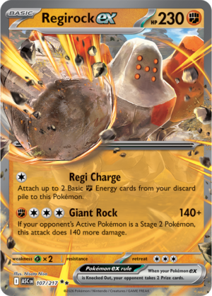 Regirockex - ME02.5 Ascended Heroes (ASC) 107/217 Holo - EN