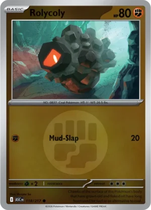 Rolycoly (Energy Symbol Pattern) - ME02.5 Ascended Heroes (ASC) 118/217 Reverse Holo - EN