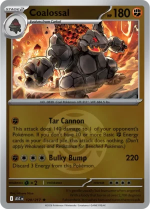 Coalossal (Dusk Ball) - ME02.5 Ascended Heroes (ASC) 120/217 Reverse Holo - EN