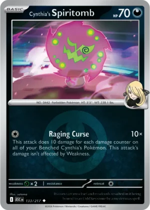 Cynthia's Spiritomb (Energy Symbol Pattern) - ME02.5 Ascended Heroes (ASC) 133/217 Reverse Holo - EN