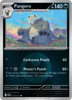 Pangoro (Energy Symbol Pattern) - ME02.5 Ascended Heroes (ASC) 140/217 Reverse Holo - EN