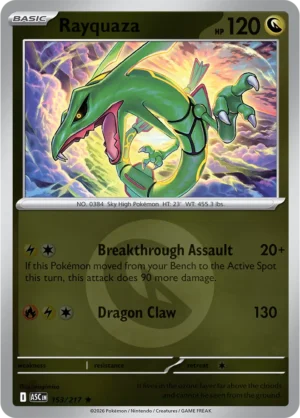 Rayquaza (Energy Symbol Pattern) - ME02.5 Ascended Heroes (ASC) 153/217 Reverse Holo - EN