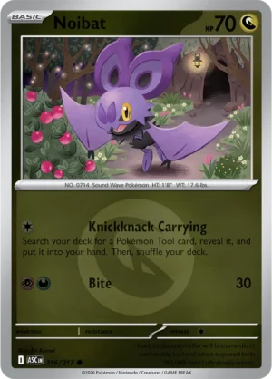 Noibat (Energy Symbol Pattern) - ME02.5 Ascended Heroes (ASC) 156/217 Reverse Holo - EN