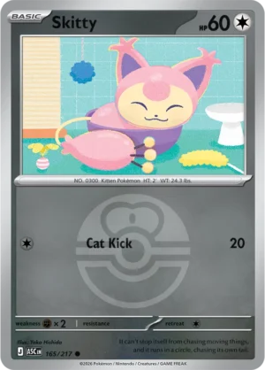 Skitty (Love Ball) - ME02.5 Ascended Heroes (ASC) 165/217 Reverse Holo - EN