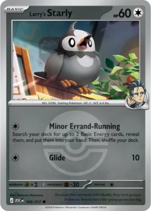Larry's Starly (Poke Ball) - ME02.5 Ascended Heroes (ASC) 168/217 Reverse Holo - EN