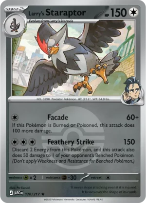 Larry's Staraptor (Poke Ball) - ME02.5 Ascended Heroes (ASC) 170/217 Reverse Holo - EN