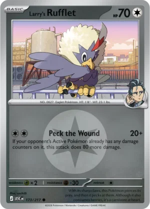 Larry's Rufflet (Energy Symbol Pattern) - ME02.5 Ascended Heroes (ASC) 173/217 Reverse Holo - EN