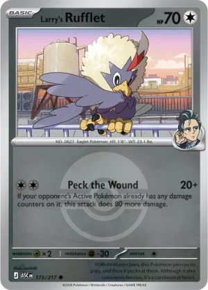 Larry's Rufflet (Poke Ball) - ME02.5 Ascended Heroes (ASC) 173/217 Reverse Holo - EN
