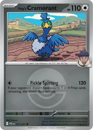 Hop's Cramorant (Poke Ball) - ME02.5 Ascended Heroes (ASC) 177/217 Reverse Holo - EN