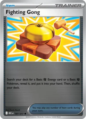 Fighting Gong - ME02.5 Ascended Heroes (ASC) 187/217 Reverse Holo - EN