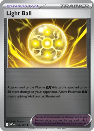 Light Ball - ME02.5 Ascended Heroes (ASC) 191/217 Reverse Holo - EN