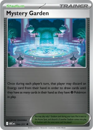 Mystery Garden - ME02.5 Ascended Heroes (ASC) 194/217 Reverse Holo - EN