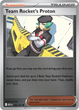 Team Rocket's Proton - ME02.5 Ascended Heroes (ASC) 208/217 Reverse Holo - EN