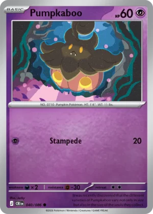 Pumpkaboo - ME04 Chaos Rising (CRI) 040/086 Reverse Holo