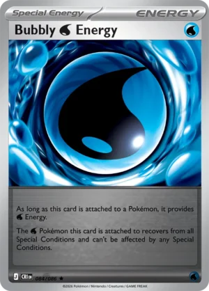 Bubbly Water Energy - ME04 Chaos Rising (CRI) 084/086 Reverse Holo