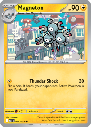 Magneton - 046/132 ME01 Mega Evolution Common Regular Pokemon TCG - EN