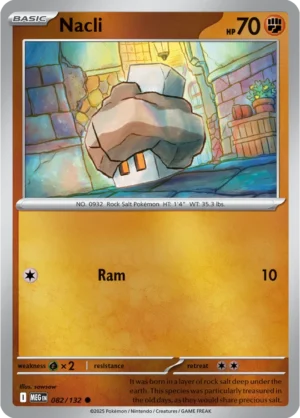 Nacli - 082/132 ME01 Mega Evolution Common Reverse Holo Pokemon TCG - EN