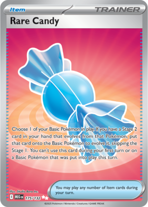 Rare Candy - 175/132 ME01 Mega Evolution Ultra Rare Holo Pokemon TCG - EN
